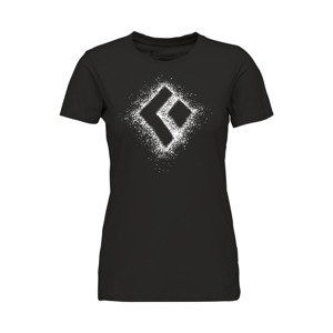 Dámské tričko Black Diamond W CHALKED UP 2.0 SS TEE Black|M