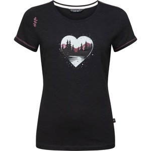 Dámské tričko Chillaz Gandia Mountain Heart black|40