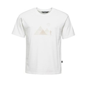 Pánské triko Chillaz Mountain Contours white|XL