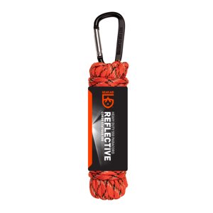 Paracord šňůra Gear Aid 550 PARACORD orange reflective