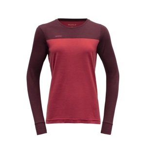 Funkční tričko DEVOLD Norang Merino 150 Shirt W port/beauty|S