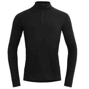 Funkční tričko DEVOLD Duo Active Merino 205 Zip Shirt M black|M