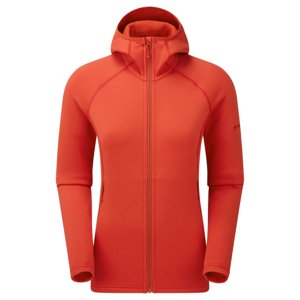 Dámská mikina na zip Montane Fury Hoodie W SAFFRON RED|S