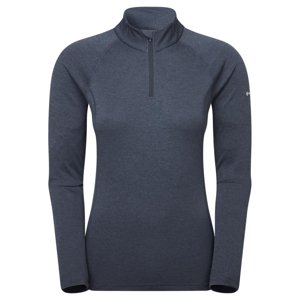 Dámské funkční triko Montane DART ZIP NECK WOMEN ECLIPSE BLUE|L