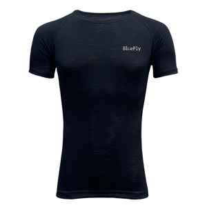 Funkční tričko Blue Fly Merino T-shirt black|L