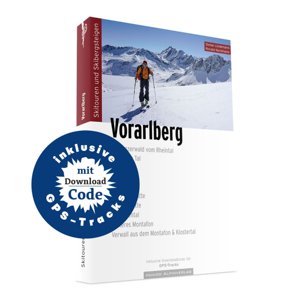 Skialpinistický průvodce Skitourenführer Vorarlberg 2023 včetně GPS so