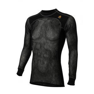 Pánské funkční triko Aclima WoolNet Crew Neck shirt Man Jet Black|XXL