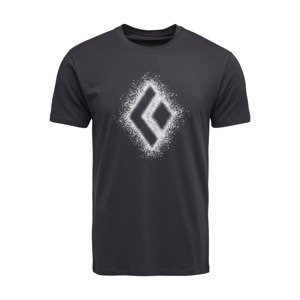 Pánské tričko Black Diamond M CHALKED UP 2.0 SS TEE Charcoal|S