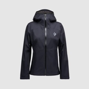 Dámská nepromokavá bunda Black Diamond W FINELINE STRETCH SHELL Black|
