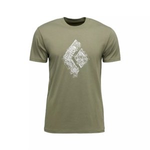 Pánské tričko Black Diamond M ENGINEERED DIAMOND SS TEE Tundra|M