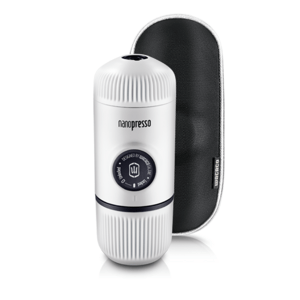 Kávovar Wacaco Nanopresso vč. pouzdra ledově bílá