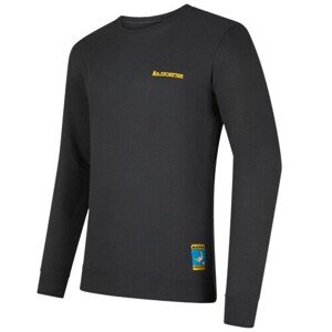 Tričko La Sportiva Climbing on the Moon Sweatshirt M Carbon/Giallo|M