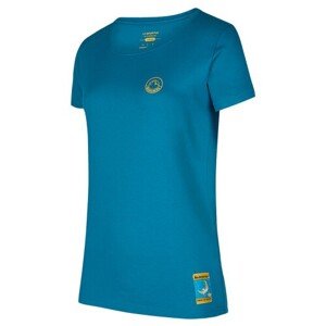 Tričko La Sportiva Climbing on the Moon T-Shirt W Turchese/Giallo|L
