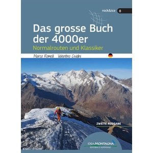 Lezecký průvodce 4000m Peaks of the Alps - německá verze