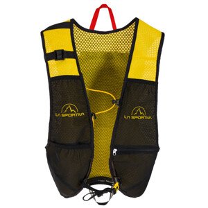 Běžecká vesta La Sportiva Racer Vest Black/Yellow|S-M