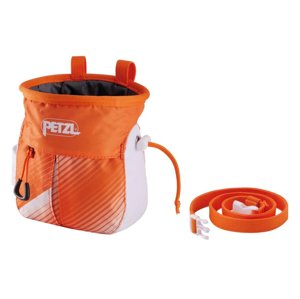 Pytlík na magnézium Petzl SAKAPOCHE orange white