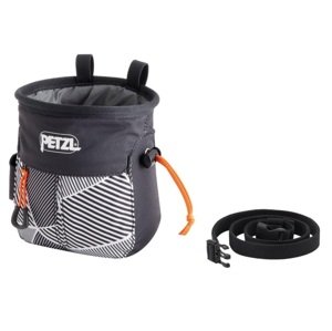 Pytlík na magnézium Petzl SAKAPOCHE černobílá