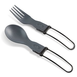 Příborový set GSI Outdoors Tekk Folding Cutlery Set grey