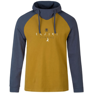 Pánská lezecká mikina Rafiki TRAVERSE dried tobacco/ink|L