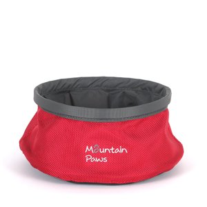 Miska pro psy Mountain Paws Collapsible Dog Water Bowl red