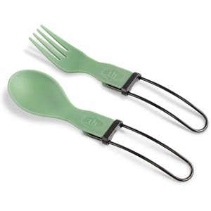 Příborový set GSI Outdoors Tekk Folding Cutlery Set green