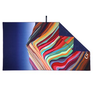 Ručník Lifeventure Recycled SoftFibre Trek Towel, rainbow, Giant