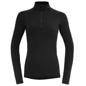 Funkční tričko DEVOLD Duo Active Merino 205 Zip Shirt W black|L