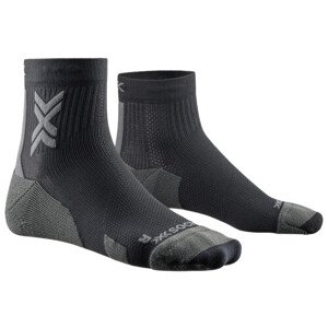 Ponožky X-Bionic X-SOCKS RUN DISCOVER ANKLE Black/Charcoal|39-41 EU
