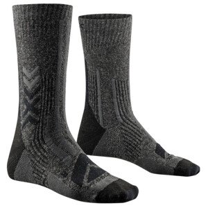 Ponožky X-Bionic X-SOCKS HIKE PERFORM MERINO CREW Black/Charcoal|39-41