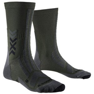Ponožky X-Bionic X-SOCKS HIKE DISCOVER CREW DARK SAGE/BLACK|45-47