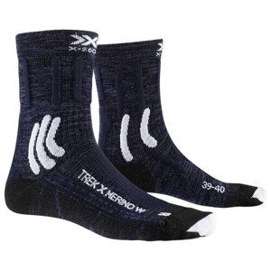Ponožky X-Bionic X-SOCKS TREK X MERINO WMN SOCKS Midnight Blue/Arctic